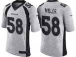 Denver Broncos #58 Von Miller 2016 Gridiron Gray II NFL Limited Jersey