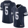 Dallas Cowboys #5 Dan Bailey Navy Blue Team Color Vapor Untouchable Limited Player NFL Jersey