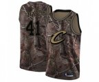 Nike Cleveland Cavaliers #41 Ante Zizic Swingman Camo Realtree Collection NBA Jersey