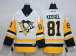 Pittsburgh Penguins #81 Phil Kessel White New Away Stitched NHL Jersey