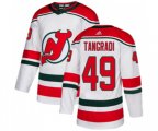 New Jersey Devils #49 Eric Tangradi Premier White Alternate Hockey Jersey