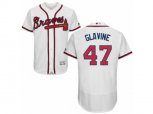 Atlanta Braves #47 Tom Glavine White Flexbase Authentic Collection MLB Jersey