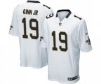 New Orleans Saints #19 Ted Ginn Jr Game White Football Jersey
