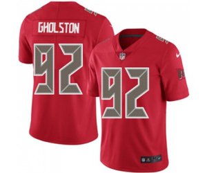 Tampa Bay Buccaneers #92 William Gholston Limited Red Rush Vapor Untouchable Football Jersey