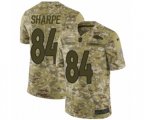 Denver Broncos #84 Shannon Sharpe Limited Camo 2018 Salute to Service NFL Jersey