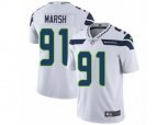 Seattle Seahawks #91 Cassius Marsh Vapor Untouchable Limited White NFL Jersey