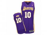 Los Angeles Lakers #10 Tyler Ennis Authentic Purple Road NBA Jersey