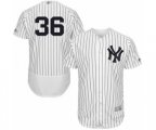 New York Yankees Mike Ford White Home Flex Base Authentic Collection Baseball Player Jersey
