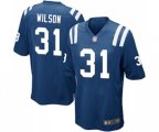 Indianapolis Colts #31 Quincy Wilson Game Royal Blue Team Color Football Jersey