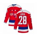 Washington Capitals #28 Brendan Leipsic Authentic Red Alternate Hockey Jersey