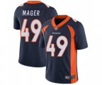 Denver Broncos #49 Craig Mager Navy Blue Alternate Vapor Untouchable Limited Player Football Jersey