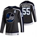 Winnipeg Jets #55 Mark Scheifele Black 2020-21 Alternate Authentic Player NHL Jersey