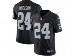 Oakland Raiders #24 Charles Woodson Vapor Untouchable Limited Black Team Color NFL Jersey