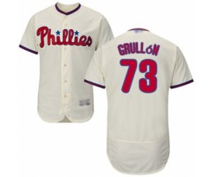 Philadelphia Phillies Deivy Grullon Cream Alternate Flex Base Authentic Collection Baseball Player Jersey