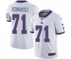 New York Giants #71 Will Hernandez Limited White Rush Vapor Untouchable NFL Jersey