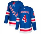 Adidas New York Rangers #4 Ron Greschner Premier Royal Blue Home NHL Jersey