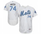 New York Mets Chris Mazza Authentic White 2016 Father's Day Fashion Flex Base Baseball Player Jersey
