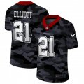 Dallas Cowboys #21 Ezekiel Elliott Camo 2020 Nike Limited Jersey
