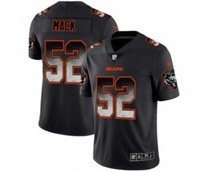 Chicago Bears #52 Khalil Mack Black Smoke Fashion Limited Jersey