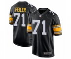 Pittsburgh Steelers #71 Matt Feiler Game Black Alternate Football Jersey