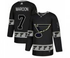 Adidas St. Louis Blues #7 Patrick Maroon Authentic Black Team Logo Fashion NHL Jersey
