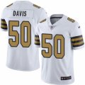 New Orleans Saints #50 DeMario Davis Limited White Rush Vapor Untouchable NFL Jersey