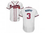 Atlanta Braves #3 Dale Murphy White Flexbase Authentic Collection MLB Jersey