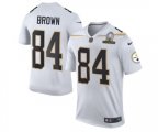Pittsburgh Steelers #84 Antonio Brown Elite White Team Rice 2016 Pro Bowl Football Jersey