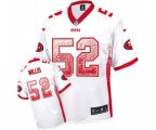 San Francisco 49ers #52 Patrick Willis Elite White Drift Fashion Football Jersey
