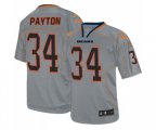 Chicago Bears #34 Walter Payton Elite Lights Out Grey Football Jersey