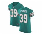 Miami Dolphins #39 Larry Csonka Aqua Green Alternate Stitched NFL Vapor Untouchable Elite Jersey