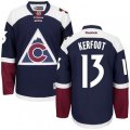 Colorado Avalanche #13 Alexander Kerfoot Premier Blue Third NHL Jersey