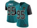 Jacksonville Jaguars #95 Abry Jones Teal Green Team Color Vapor Untouchable Limited Player NFL Jersey