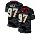 Los Angeles Chargers #97 Bosa 2020 2ndCamo Salute to Service Limited