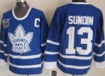 Toronto Maple Leafs #13 Mats Sundin Blue 75th CCM Throwback Stitched NHL Jersey Wholesale Cheap