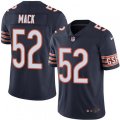 Chicago Bears #52 Khalil Mack Navy Blue Team Color Vapor Untouchable Limited Player NFL Jersey