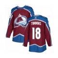 Colorado Avalanche #18 Conor Timmins Premier Burgundy Red Home NHL Jersey