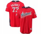 Pittsburgh Pirates #73 Felipe Vazquez Game Red National League 2018 MLB All-Star MLB Jersey