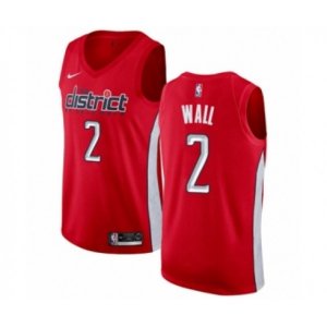 Washington Wizards #2 John Wall Red Swingman Jersey - Earned Edition