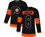 Adidas Philadelphia Flyers #6 Travis Sanheim Premier Black Alternate NHL Jersey