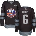 New York Islanders #6 Ryan Pulock Premier Black 1917-2017 100th Anniversary NHL Jersey