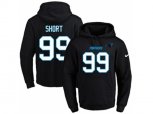Carolina Panthers #99 Kawann Short Black Name & Number Pullover NFL Hoodie