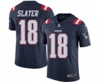 New England Patriots #18 Matthew Slater Limited Navy Blue Rush Vapor Untouchable Football Jersey