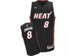 Miami Heat #8 Tyler Johnson Swingman Black Road NBA Jersey