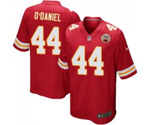 Kansas City Chiefs #44 Dorian O\'Daniel Game Red Team Color Football Jersey
