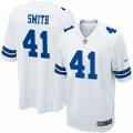 Dallas Cowboys #41 Keith Smith Game White NFL Jersey