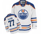 Edmonton Oilers #77 Oscar Klefbom Authentic White Away NHL Jersey