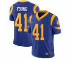 Los Angeles Rams #41 Kenny Young Royal Blue Alternate Vapor Untouchable Limited Player Football Jersey