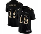 Baltimore Ravens #15 Marquise Brown Limited Black Statue of Liberty Football Jersey