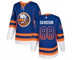 New York Islanders #88 Brandon Davidson Authentic Royal Blue Drift Fashion NHL Jersey